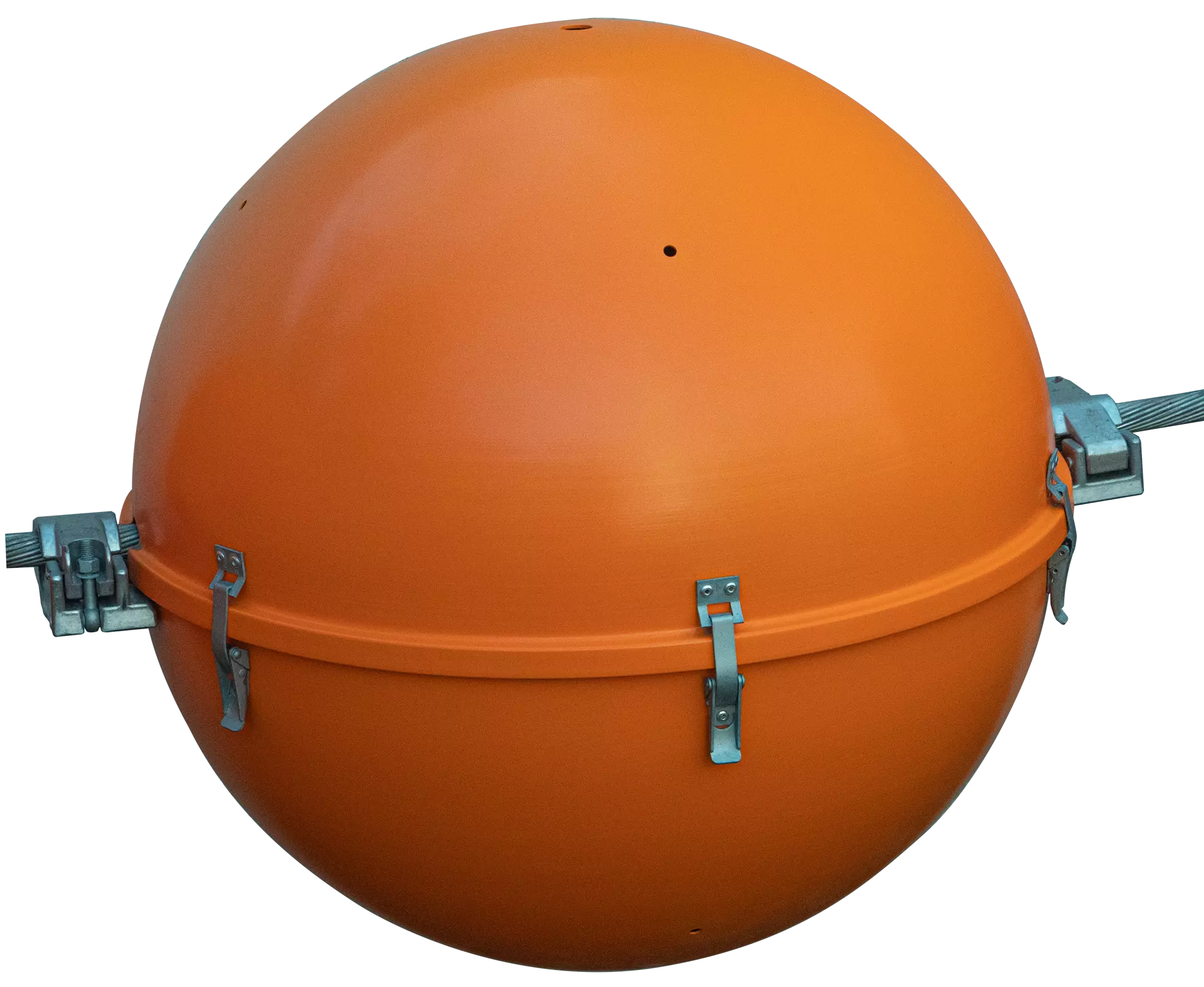Aluminium aircraft warning sphere